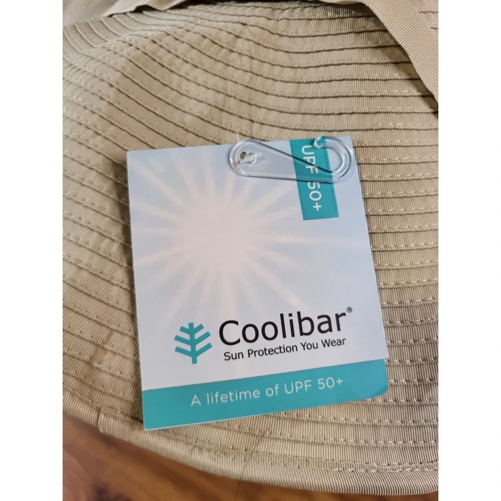 NEW Coolibar UPF 50 SPF UV Travel Foldable Shelby Shapeable Poolside Hat Shade